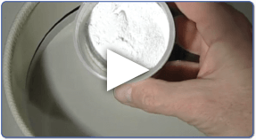 SpeedMixer® Mixing White Powder